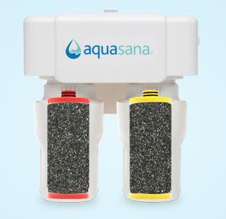 Aquasana aktív szenes Claryum szűrési technológia