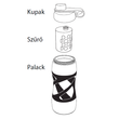 Szűrőbetét Aquasana vízszűrős kulacsokhoz DUOPACK - 2 db/csomag